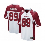 Men's Arizona Cardinals #89 Andy Isabella Game White Football Jersey