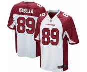 Men's Arizona Cardinals #89 Andy Isabella Game White Football Jersey