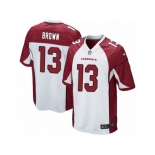 Men's Nike Arizona Cardinals #13 Jaron Brown Game White NFL Jersey