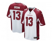 Men's Nike Arizona Cardinals #13 Jaron Brown Game White NFL Jersey