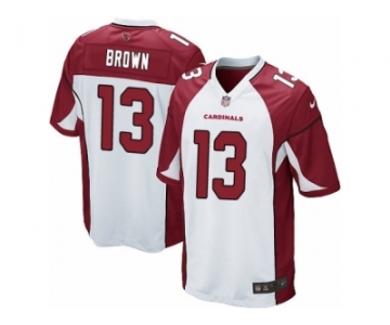 Men's Nike Arizona Cardinals #13 Jaron Brown Game White NFL Jersey