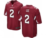 Men's Nike Arizona Cardinals #2 Andy Lee Game Red Team Color NFL Jersey