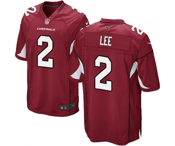 Men's Nike Arizona Cardinals #2 Andy Lee Game Red Team Color NFL Jersey