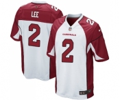 Men's Nike Arizona Cardinals #2 Andy Lee Game White NFL Jersey