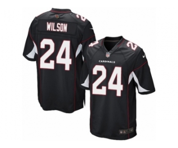 Men's Nike Arizona Cardinals #24 Adrian Wilson Game Black Alternate NFL Jersey