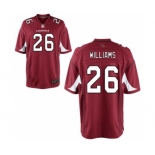 Men's Nike Arizona Cardinals #26 Brandon Williams Game Red Team Color NFL Jersey