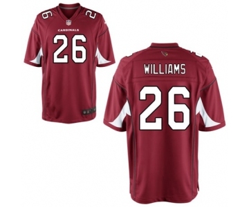 Men's Nike Arizona Cardinals #26 Brandon Williams Game Red Team Color NFL Jersey