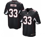 Men's Nike Arizona Cardinals #33 Tre Boston Game Black Alternate NFL Jersey