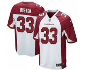 Men's Nike Arizona Cardinals #33 Tre Boston Game White NFL Jersey