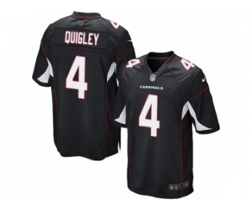 Men's Nike Arizona Cardinals #4 Ryan Quigley Game Black Alternate NFL Jersey