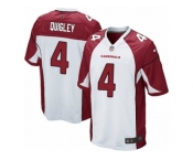 Men's Nike Arizona Cardinals #4 Ryan Quigley Game White NFL Jersey