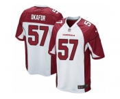 Men's Nike Arizona Cardinals #57 Alex Okafor Game White NFL Jersey