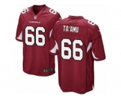 Men's Nike Arizona Cardinals #66 Alameda Ta'amu Game Red Team Color NFL Jersey