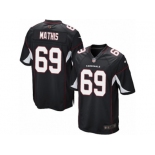 Men's Nike Arizona Cardinals #69 Evan Mathis Game Black Alternate NFL Jersey