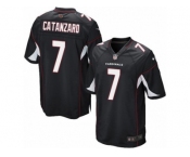 Men's Nike Arizona Cardinals #7 Chandler Catanzaro Game Black Alternate NFL Jersey