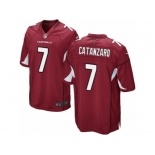 Men's Nike Arizona Cardinals #7 Chandler Catanzaro Game Red Team Color NFL Jersey