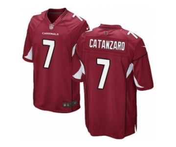 Men's Nike Arizona Cardinals #7 Chandler Catanzaro Game Red Team Color NFL Jersey