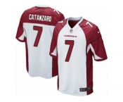 Men's Nike Arizona Cardinals #7 Chandler Catanzaro Game White NFL Jersey