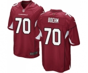 Men's Nike Arizona Cardinals #70 Evan Boehm Game Red Team Color NFL Jersey