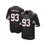 Men's Nike Arizona Cardinals #93 Calais Campbell Game Black Alternate NFL Jersey