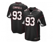 Men's Nike Arizona Cardinals #93 Calais Campbell Game Black Alternate NFL Jersey