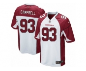 Men's Nike Arizona Cardinals #93 Calais Campbell Game White NFL Jersey