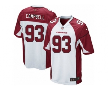 Men's Nike Arizona Cardinals #93 Calais Campbell Game White NFL Jersey