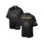 Nike Arizona Cardinals #11 Larry Fitzgerald Pro Line Black Gold Collection Jersey[Game]