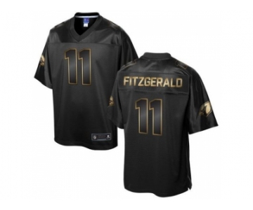 Nike Arizona Cardinals #11 Larry Fitzgerald Pro Line Black Gold Collection Jersey[Game]