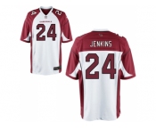 Nike Arizona Cardinals #24 Mike Jenkins White Game Jersey