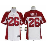 nike nfl jerseys Arizona Cardinals #26 Chris Wells White [Game]