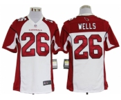 nike nfl jerseys Arizona Cardinals #26 Chris Wells White [Game]