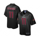 nike nfl jerseys arizona cardinals #11 larry fitzgerald black reverse fashion[game]