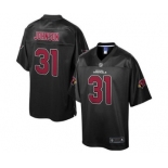 nike nfl jerseys arizona cardinals #31 johnson black reverse fashion[game][johnson]