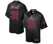 nike nfl jerseys arizona cardinals #31 johnson black reverse fashion[game][johnson]