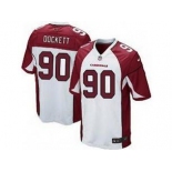 nike nfl jerseys arizona cardinals #90 dockett white[game]