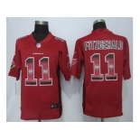 2015 new nike arizona cardinals #11 fitzgerald red strobe jerseys[limited]