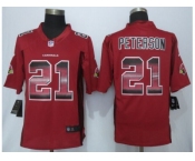 2015 new nike arizona cardinals #21 peterson red strobe jerseys[limited]