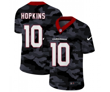 Arizona Cardinals #10 DeAndre Hopkins Men's Nike 2020 Black CAMO Vapor Untouchable Limited Stitched NFL Jersey