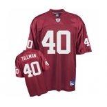 Arizona Cardinals #40 Pat Tillman Red Team Color Authentic Throwback Football Jersey