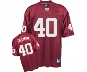 Arizona Cardinals #40 Pat Tillman Red Team Color Authentic Throwback Football Jersey