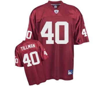 Arizona Cardinals #40 Pat Tillman Red Team Color Authentic Throwback Football Jersey