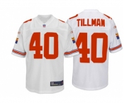 Arizona Cardinals #40 Pat Tillman White Premier EQT Throwback Football Jersey