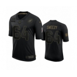 Arizona Cardinals #64 J.R. Sweezy Black 2020 Salute To Service Limited Jersey