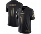 Men Arizona Cardinals #1 Kyler Murray Black Golden Edition 2019 Vapor Untouchable Limited Jersey