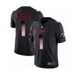 Men Arizona Cardinals #1 Kyler Murray Black Smoke Fashion Limited Jersey