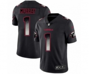 Men Arizona Cardinals #1 Kyler Murray Black Smoke Fashion Limited Jersey