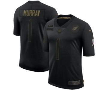 Men Arizona Cardinals #1 Kyler Murray Nike 2020 Salute To Service Limited Jersey Black