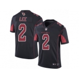 Men Nike Arizona Cardinals #2 Andy Lee Limited Black Rush Vapor Untouchable NFL Jersey