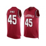 Men Nike Arizona Cardinals #45 Josh Bynes Limited Red Player Name & Number Tank Top NFL Jersey